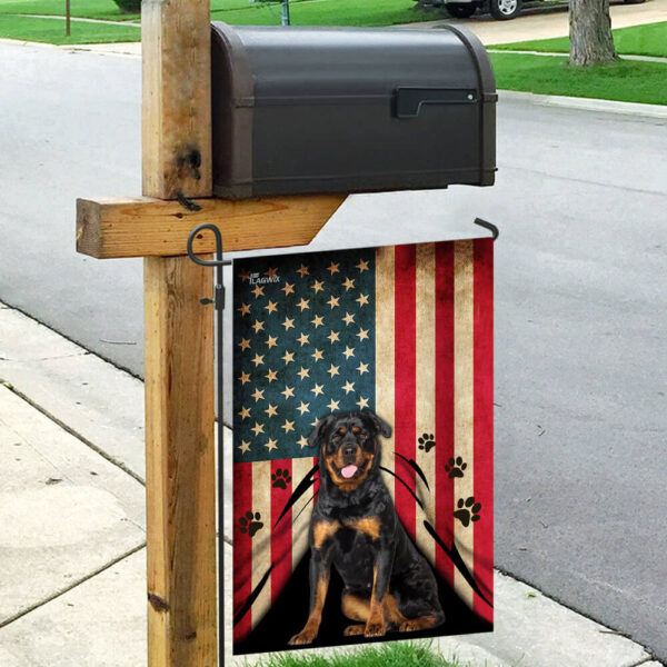 Patriotic Rottweiler Dog T-Shirt - THB2368F5 - Image 9
