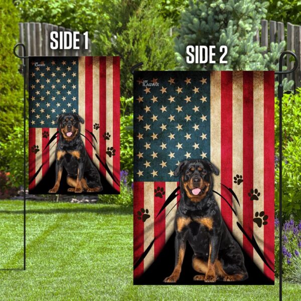 Patriotic Rottweiler Dog T-Shirt - THB2368F5 - Image 10