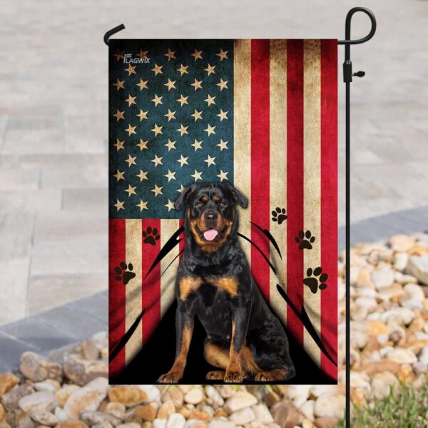 Patriotic Rottweiler Dog T-Shirt - THB2368F5 - Image 8