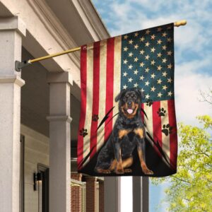 Patriotic Rottweiler Dog T-Shirt - THB2368F5