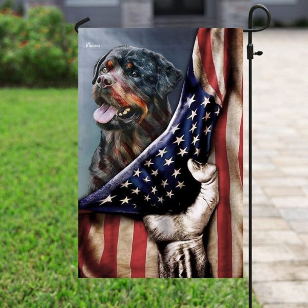 Rottweiler American U.S. Flag THN2101F2 - Image 6