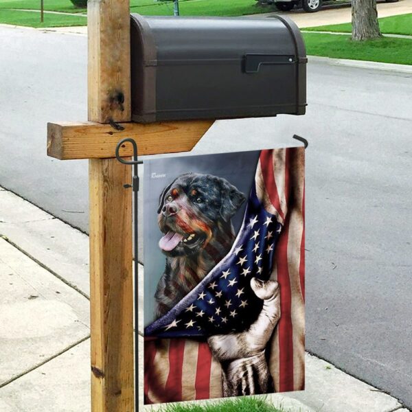 Rottweiler American U.S. Flag THN2101F2 - Image 9