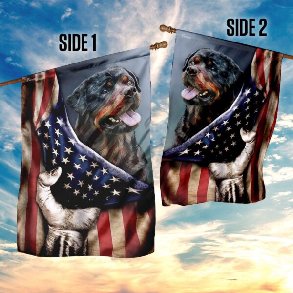 Rottweiler American U.S. Flag THN2101F2 - Image 5