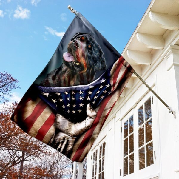 Rottweiler American U.S. Flag THN2101F2 - Image 2