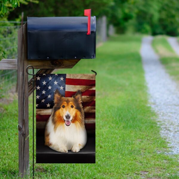 American Flag Rough Collie Dog Apparel - Image 9