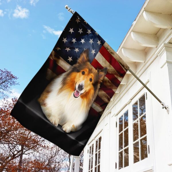 American Flag Rough Collie Dog Apparel - Image 3