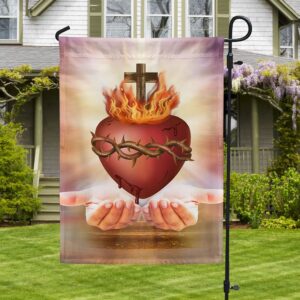 Sacred Heart of Jesus Catholic Flag: TQN1333F