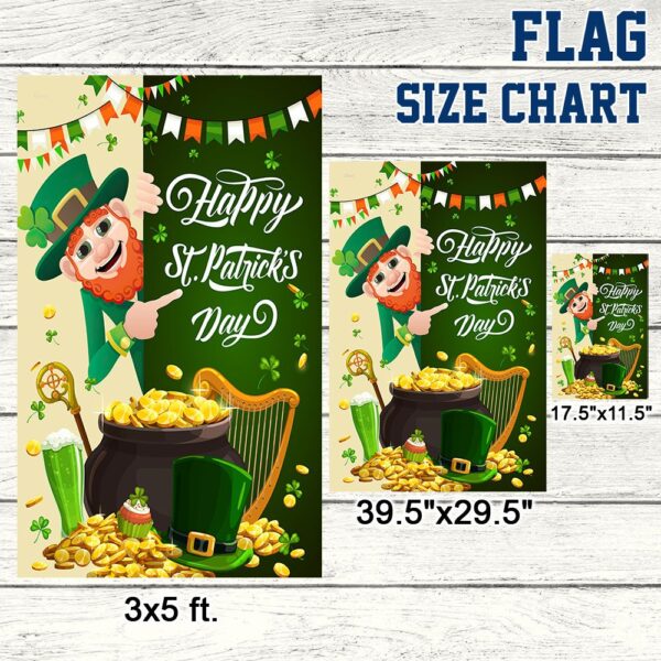 Leprechaun Flag for St. Patrick's Day - TQN834F - Image 7