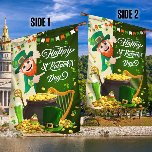 Leprechaun Flag for St. Patrick's Day - TQN834F - Image 2