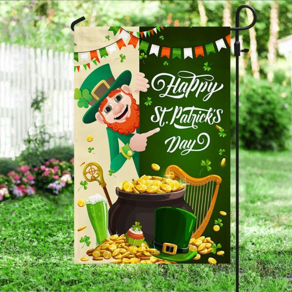 Leprechaun Flag for St. Patrick's Day - TQN834F - Image 3