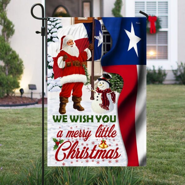 Santa Claus Texas Flag: Merry Christmas Decor (DDH2940Fv2) - Image 5