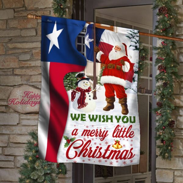Santa Claus Texas Flag: Merry Christmas Decor (DDH2940Fv2) - Image 2