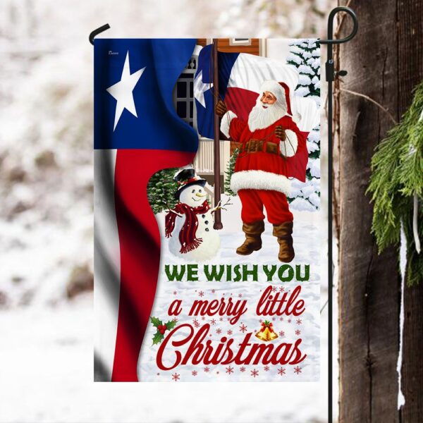 Santa Claus Texas Flag: Merry Christmas Decor (DDH2940Fv2) - Image 4