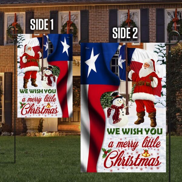 Santa Claus Texas Flag: Merry Christmas Decor (DDH2940Fv2) - Image 6