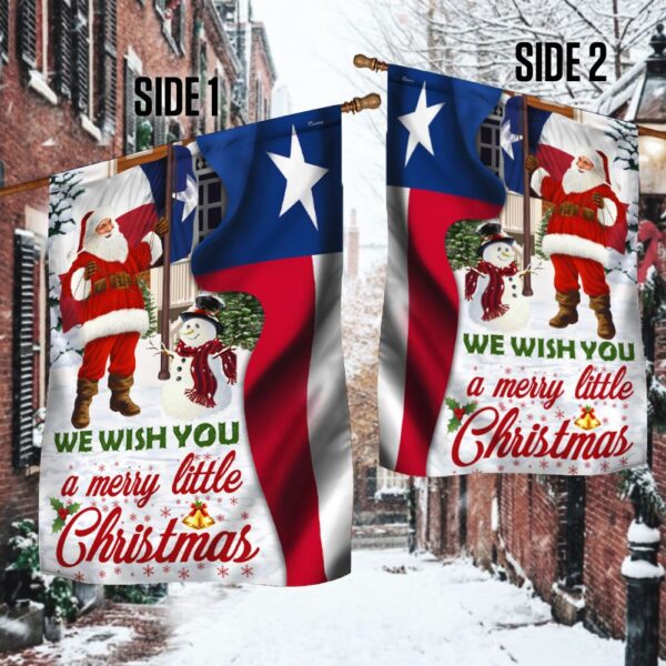 Santa Claus Texas Flag: Merry Christmas Decor (DDH2940Fv2) - Image 3