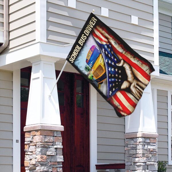 School Bus Driver Flag MLH918F: Safety & Visibility Guaranteed - Image 4