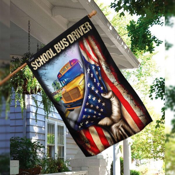 School Bus Driver Flag MLH918F: Safety & Visibility Guaranteed - Image 3