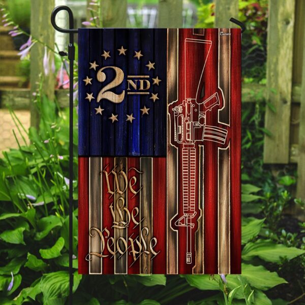 Second Amendment Flag PS194F: Patriotic American Flag - Image 2