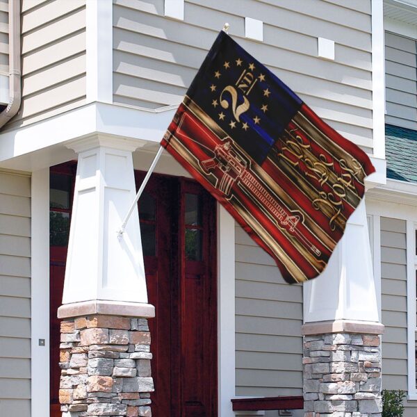 Second Amendment Flag PS194F: Patriotic American Flag - Image 9