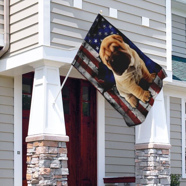 Patriotic Shar Pei Dog Breed Design - DDH1696F - Image 4