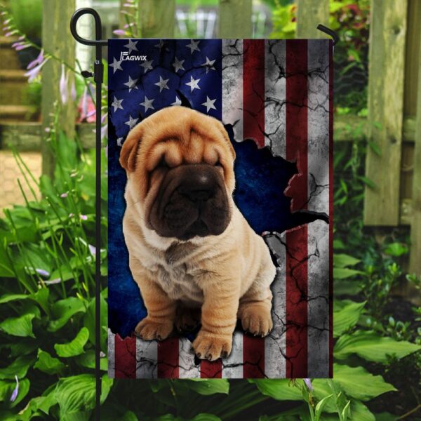 Patriotic Shar Pei Dog Breed Design - DDH1696F - Image 7