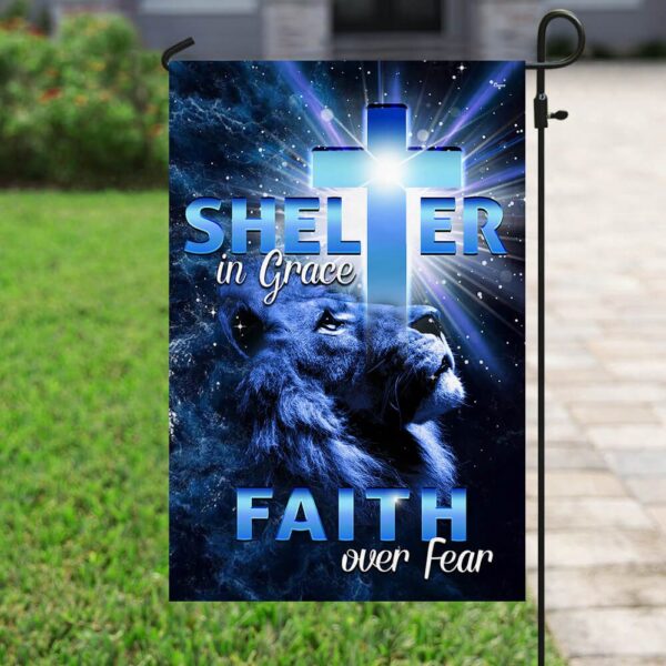 Faith Over Fear Flag: Shelter in Grace PSL207F