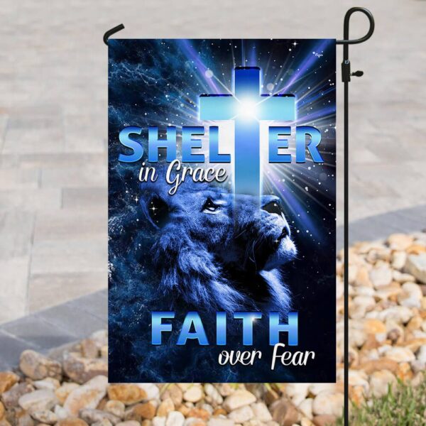 Faith Over Fear Flag: Shelter in Grace PSL207F - Image 3