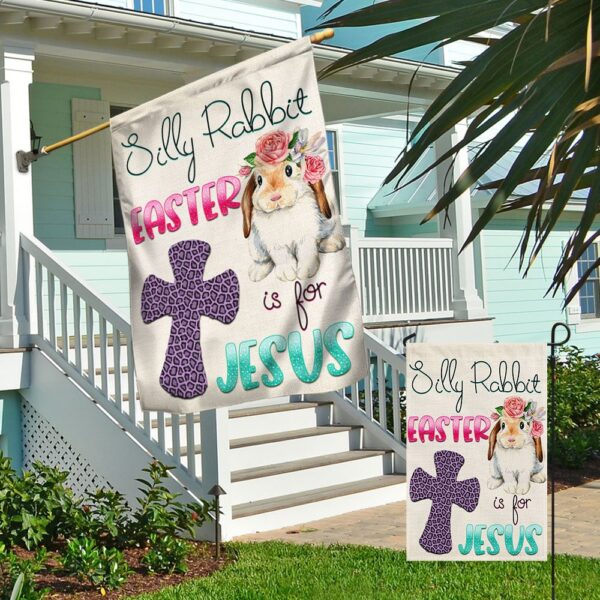 Silly Rabbit Easter Flag: Jesus Is The Reason for the Season - Image 4