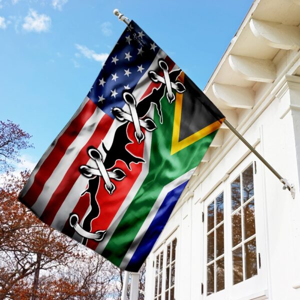 South Africa & USA Flag DBX1831F: Patriotic Decor - Image 2
