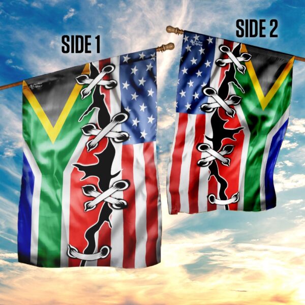 South Africa & USA Flag DBX1831F: Patriotic Decor - Image 5