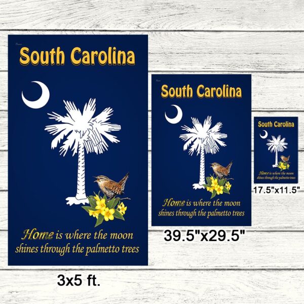 South Carolina Palmetto Moon Flag: Home Decor MLN647F - Image 7