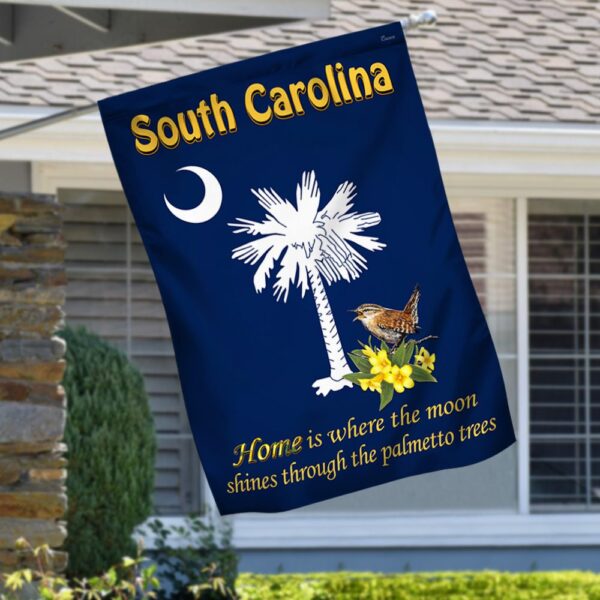 South Carolina Palmetto Moon Flag: Home Decor MLN647F