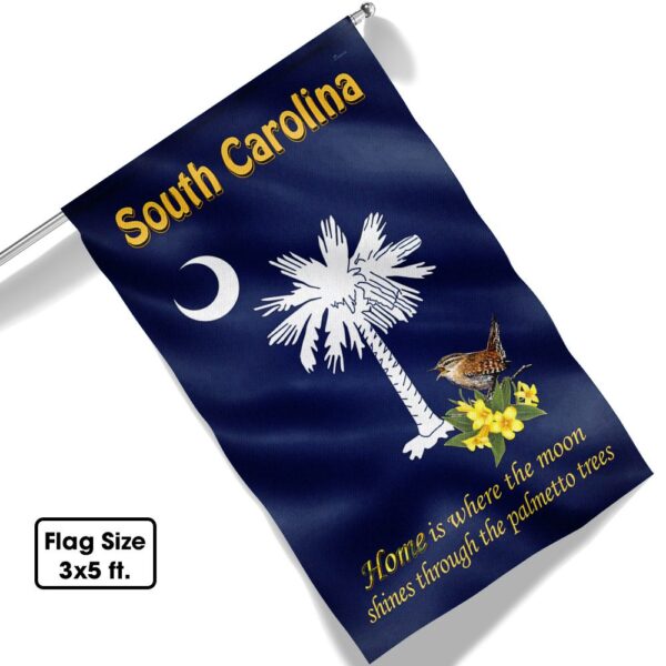 South Carolina Palmetto Moon Flag: Home Decor MLN647F - Image 6