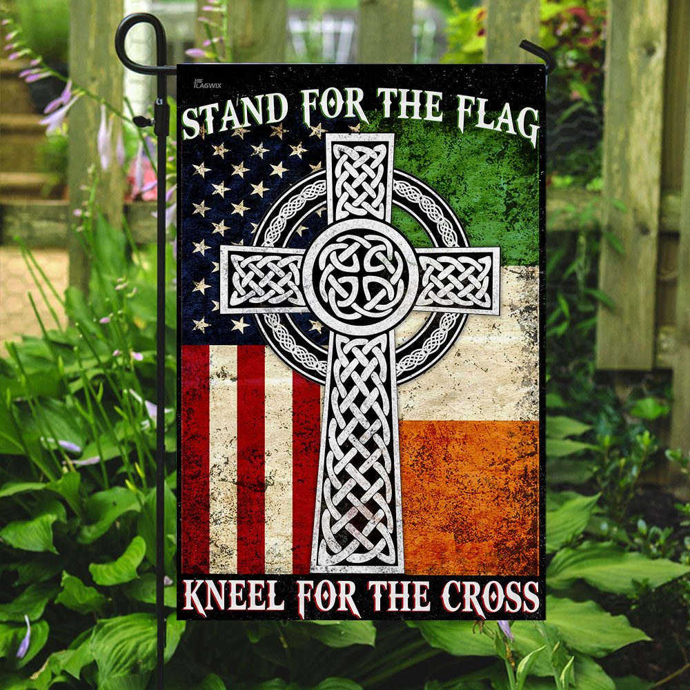 Irish Flag Lapel Pin: Stand For The Flag, Kneel For The Cross (LHA902F) - Image 7