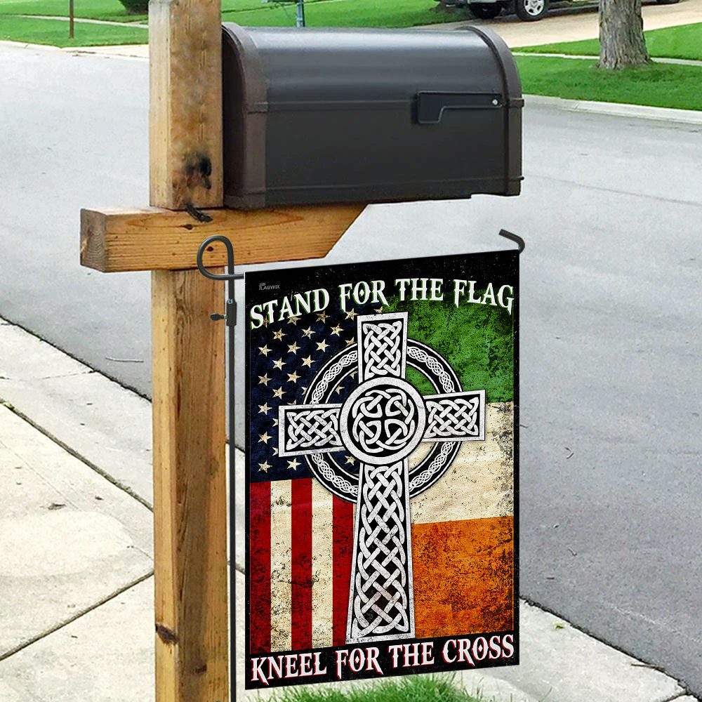 Irish Flag Lapel Pin: Stand For The Flag, Kneel For The Cross (LHA902F) - Image 9
