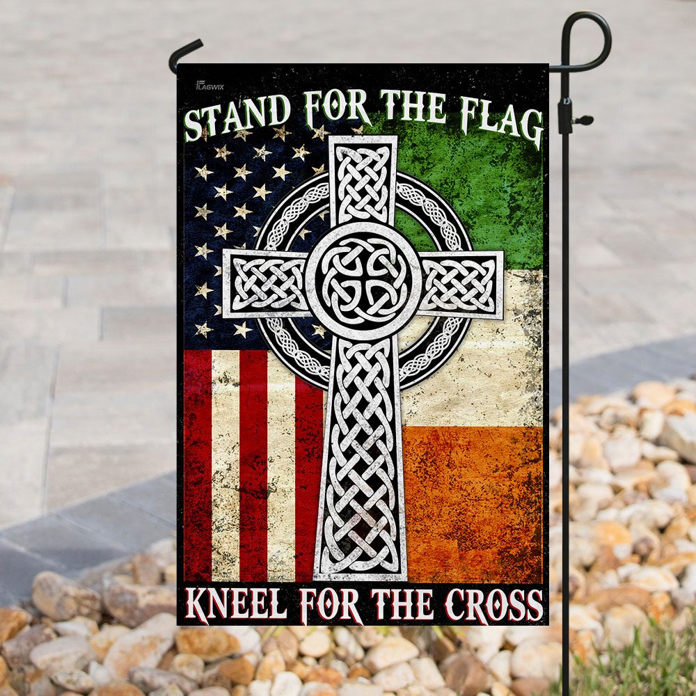 Irish Flag Lapel Pin: Stand For The Flag, Kneel For The Cross (LHA902F) - Image 8