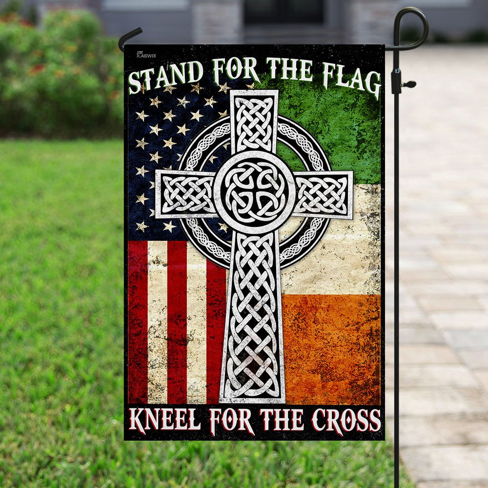 Irish Flag Lapel Pin: Stand For The Flag, Kneel For The Cross (LHA902F) - Image 6