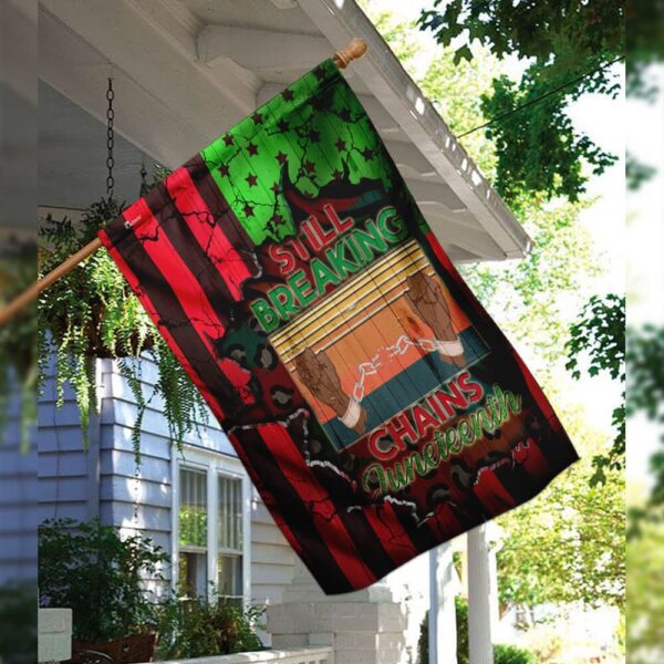 Juneteenth Flag: Still Breaking Chains - PN233F - Image 8