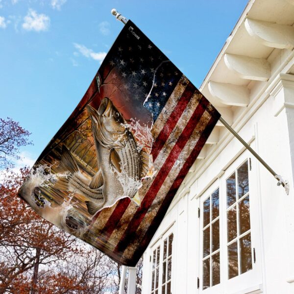 Striped Bass Fishing Flag: THN2114F - Show Your Catch! - Image 2