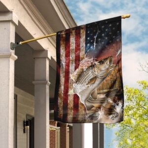 Striped Bass Fishing Flag: THN2114F - Show Your Catch!