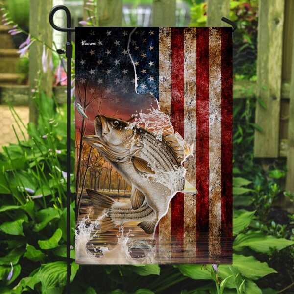 Striped Bass Fishing Flag: THN2114F - Show Your Catch! - Image 7