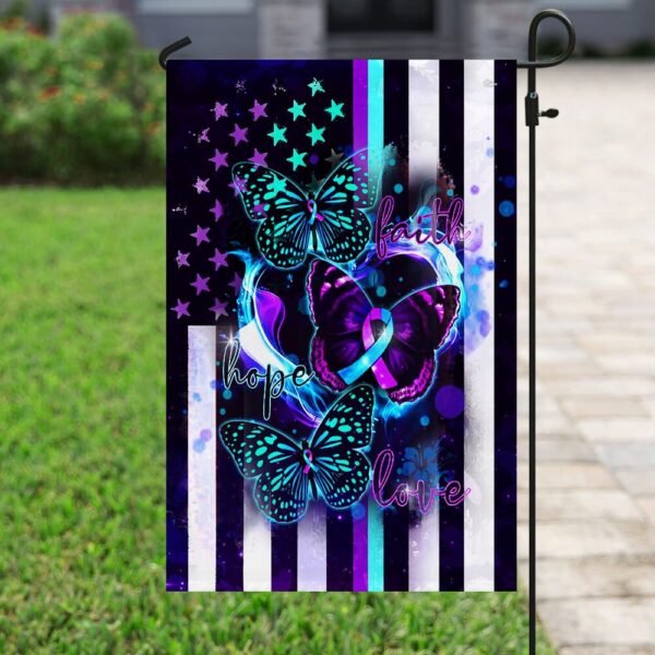 Faith, Hope, Love Suicide Prevention Flag | PSL239F