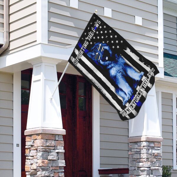 K9 Police Flag: Support Our Canine Officers - PS177F - Image 9
