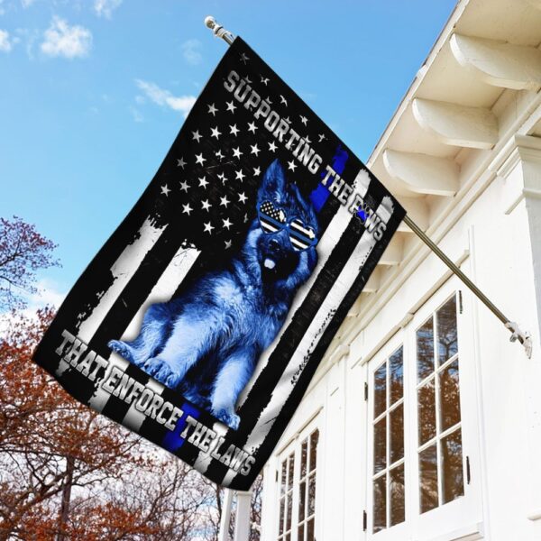 K9 Police Flag: Support Our Canine Officers - PS177F - Image 7