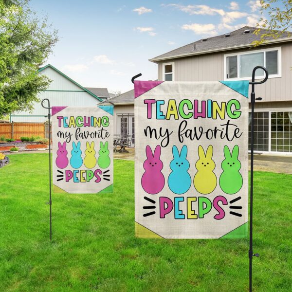 Teacher Easter Flag: My Favorite Peeps Classroom Decor - Image 5