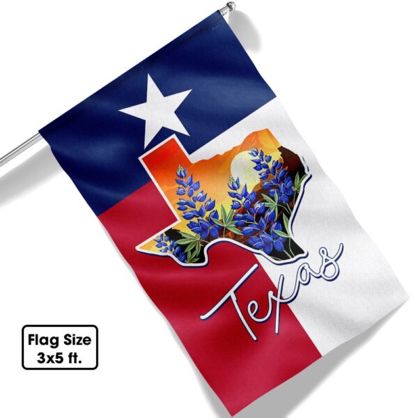 Texas Bluebonnet Flag: State of Texas Pride (TQN1087F) - Image 6