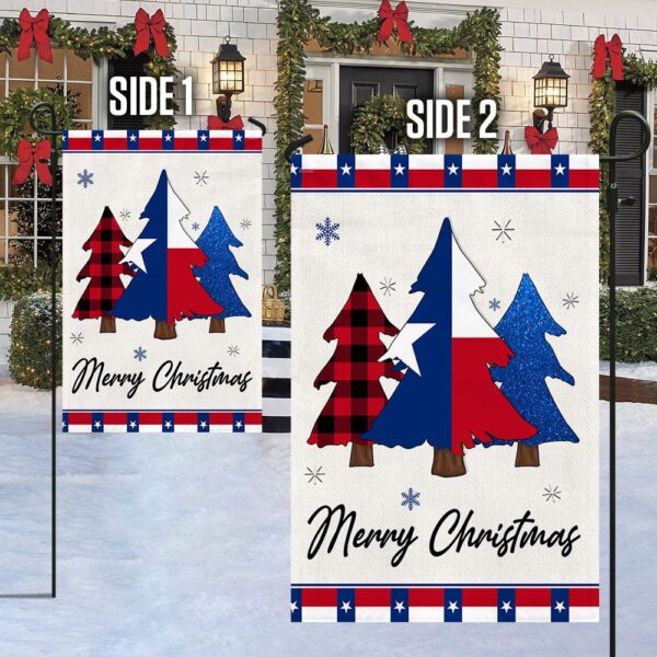 Texas Christmas Flag: Festive Holiday Decor (TQN730Fv1) - Image 5