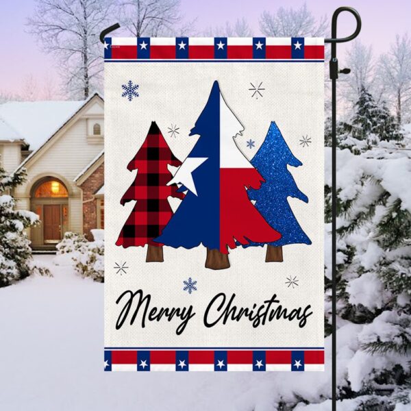 Texas Christmas Flag: Festive Holiday Decor (TQN730Fv1) - Image 9