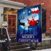 Texas Christmas Flag Santa Sleigh Decoration