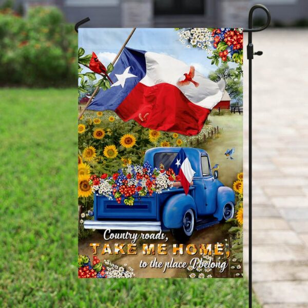 Texas Country Roads Flag PSL166Fv8